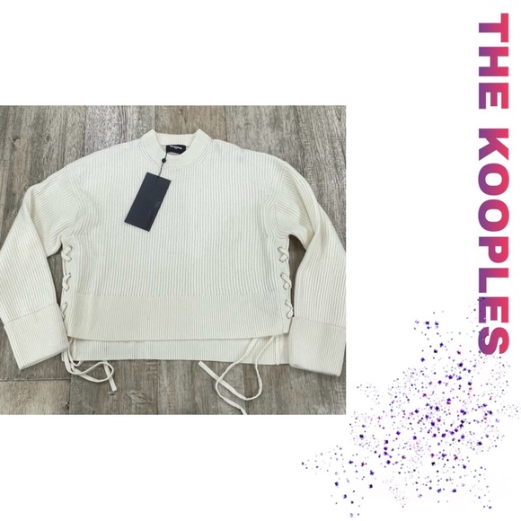 The Kooples Sweaters - NWT THE KOOPLES Balloon Sleeves Knit Sweater in Ecro!